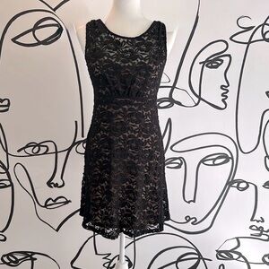 INC Black Lace dress. International Concepts. 4P. And beige slip dress included.